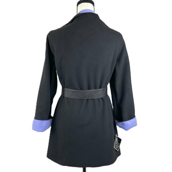 NEW Reversible Felt Coat by Mia Reis – Lavender/Black - Tuscany Collection - Picture 3 of 7